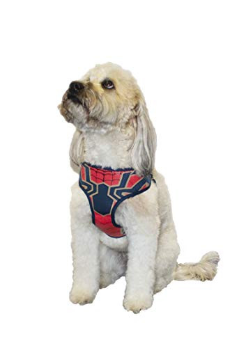 Marvel Comics Spiderman Dog Harness XLarge  Best Avengers Infinity War Harness For All Large Dogs