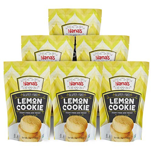 Nanas Gluten Free Lemon Cookies 7 Ounce Pack of 6 Nanas Gluten Free Lemon Cookies 7 Ounce Pack of 6