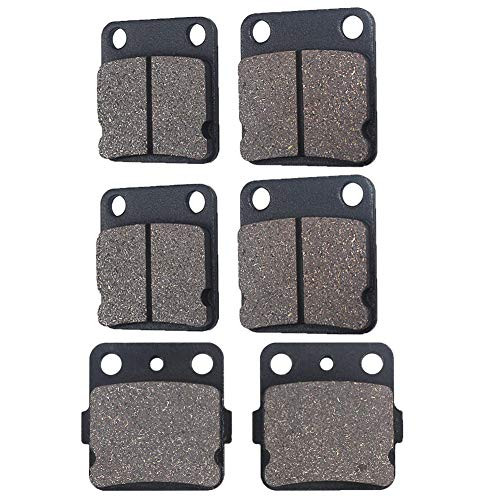 Cyleto FA54 Front and Rear Carbon Fibre Brake Pads Kits for 19902006 Yamaha Banshee 35020032006 Blaster 20019952005 Wolverine 35019892004 Warrior 3502011 Raptor 125 YFM125