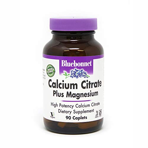 BlueBonnet Calcium Citrate Plus Magnesium Caplets 90 Count BlueBonnet Calcium Citrate Plus Magnesium Caplets 90 Count