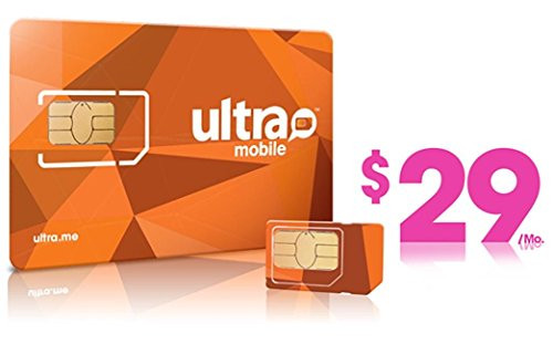 Ultra Mobile triple punch Regular Micro and Nano all in one SIM Card  29 Plan free