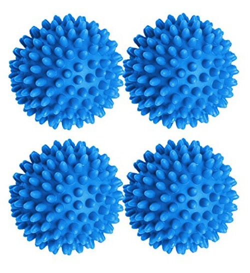 Black Duck Brand Dryer Balls 4 Packs of Blue Reusable Dryer Balls Replace Laundry Drying Fabric Softener and Saves You Money