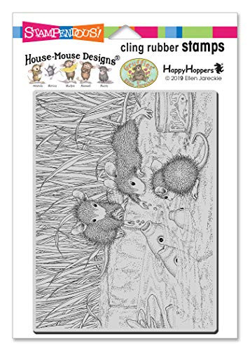 STAMPENDOUS HOUSE MOUSE CLING FEEDIN KOI Rubber