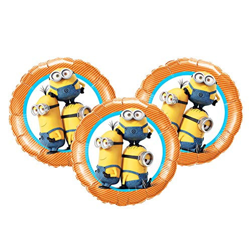 Set of 3 Licensed Despicable Me Minions 18" Foil Party Balloons