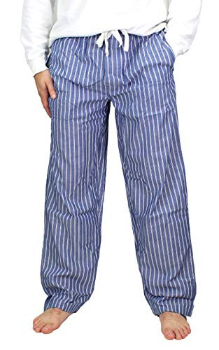 Fruit of the Loom Mens Woven Pajama Pant BlueWhite Stripe XLarge
