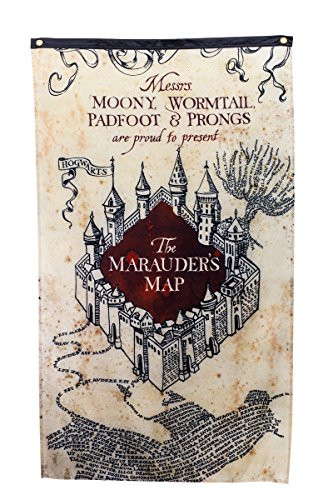 Harry Potter Marauders Map Wall Banner
