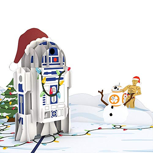 Star Wars Festive R2-D2 Pop Up Card, 3D Card, Holiday Card, Greeting Card
