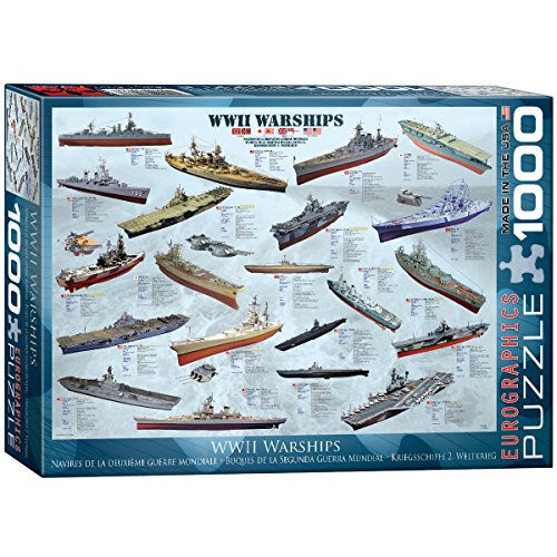 EuroGraphics WWII War Ships 1000 Piece Puzzle