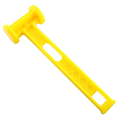 JCBIZ Camping Tent Stake Mallet Plastic Heavy Duty Tent Stakes Pegs Mallet with Puller Hook for Backpacking Camping Hiking Outdoor Accessories JCBIZ Camping Tent Stake Mallet Plastic Heavy Duty Tent Stakes Pegs Mallet with Puller Hook for Backpacking Camping Hiking Outdoor Accessories