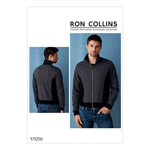 Vogue V9290 MU Men's Bomber-Style Jacket SEWING PATTERN by Ron Collins, Size 34-36-38