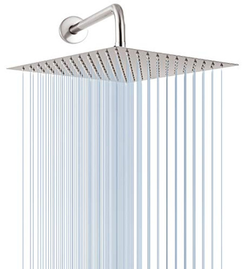 Rain Shower Head With Extension Arm Yifinessyi 12 Inch Square Stainless Steel Shower Head Brushed Nickel Ultra Thin Rainfall Bath Shower Rain Shower Head With Extension Arm Yifinessyi 12 Inch Square Stainless Steel Shower Head Brushed Nickel Ultra Thin Rainfall Bath Shower