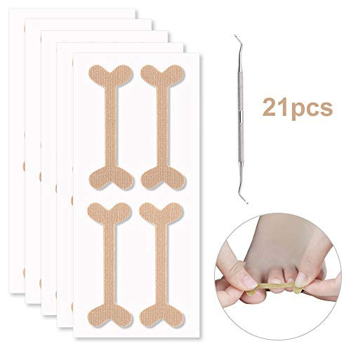 Ingrown Toenail Tool Toenail Brace with Nail File for Professional Repair of Paronychia 20 PCS Toenail Pedicure Tools?1 Toenail Lifter