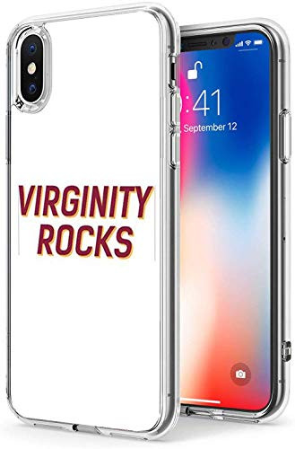 Eastoa Pure Clear Case Cover Transparent Soft TPU Protective Virginity Rocks iPhone XR 61
