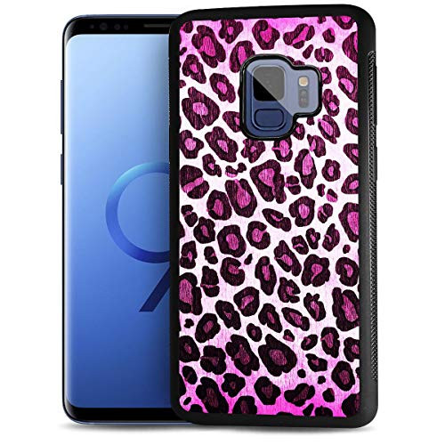 for Samsung S9 Galaxy S9 Durable Protective Soft Back Case Phone Cover HOT12119 Purple Leopard