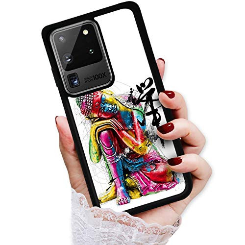 for Samsung Galaxy S20 Ultra Durable Protective Soft Back Case Phone Cover HOT12063 Buddha