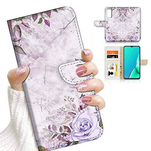 for Samsung S20 4G 5G Designed Flip Wallet Phone Case Cover A21809 Marble Flower