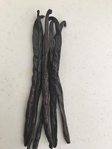 Madagascar Vanilla Beans Grade A for Extract Cooking and Baking 6ea by FITNCLEAN VANILLA 675 Bourbon Fresh Raw Natural Gourmet NONGMO Whole Pods