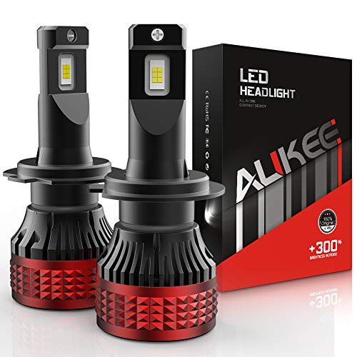 AUKEE H7 LED Headlight Bulb 60W 12000LM 6000K Cool White CSP Chips