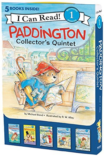 Paddington Bear Five in a Box Books for Little Hands Ages 4  8 Years Reading Level 1