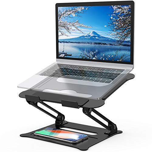 Laptop Stand Latest Upgraded 2020 Aluminum Computer Riser MultiAngle Stand with HeatVent Portable Foldable Desktop Adjustable Laptop Stand Compatible with 10 to 17 Inch PC Notebook Tablets