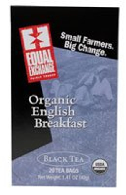 Equal Exchange Organic Black Tea English Breakfast  20 Tea Bags