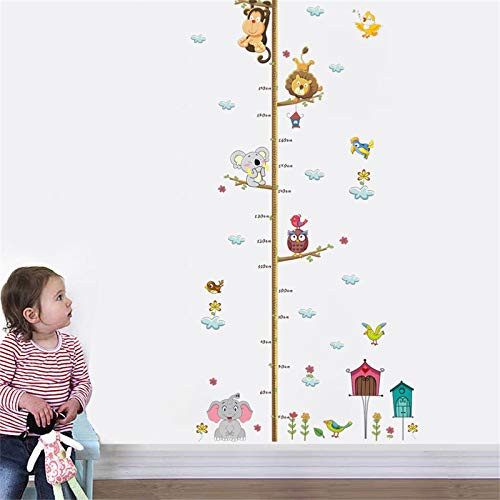 decalmile Animals Monkey Elephant Tree Branches Height Chart Kids Wall Stickers Removable Wall Decals Baby Nursery Childrens Bedroom Living Room Decoration decalmile Animals Monkey Elephant Tree Branches Height Chart Kids Wall Stickers Removable Wall Decals Baby Nursery Childrens Bedroom Living Room Decoration