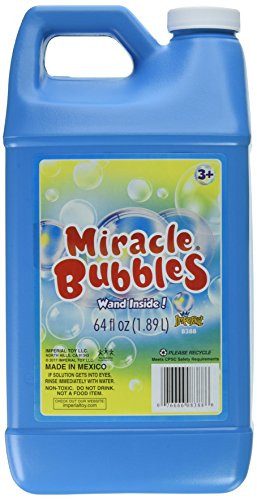 Darice 1021-13 Miracle Bubbles Solution Refill, 64-Ounce Bottle Colors May Vary
