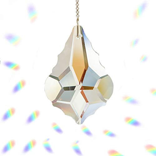 Togetherlife Crystal Suncatcher Prism Pendant Rainbow Maker Hanging Suncatchers with Chain Window Sun CatcherClear