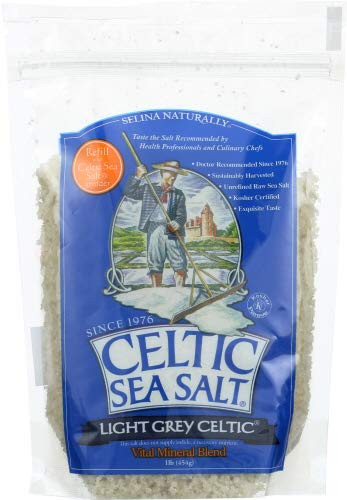 Celtic Sea Salt Fine Ground 16 Ounce Resealable Bag Great for Cooking  Baking Pickling or Finishing Gluten Free Kosher PaleoFriendly Pack Of 6
