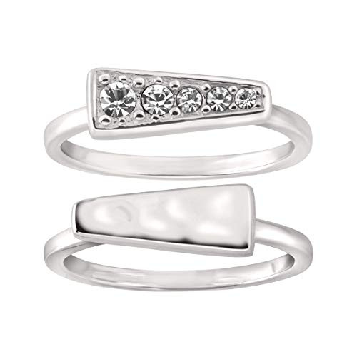 Silpada Spotlight Stack Sterling Silver Rings Size 7 Size 7