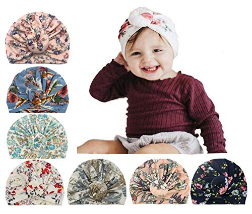 AKAISIHN Baby Girl Hat Newborn Turbans Headwraps Infant Nursery Hospital Hat