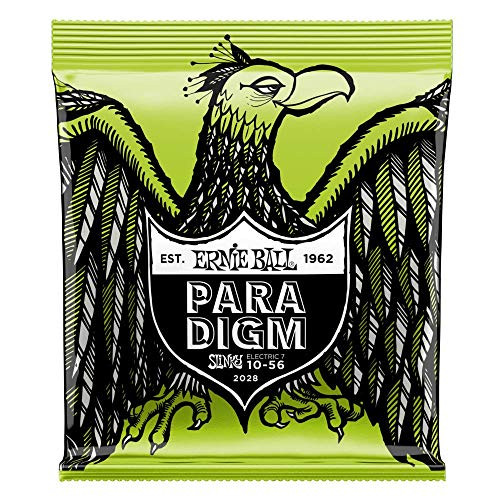 Ernie Ball Regular Slinky Paradigm 7String Electric Guitar Strings  1056 Gauge