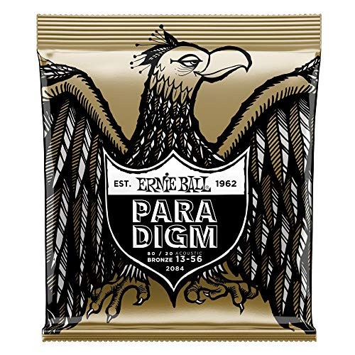 Ernie Ball Paradigm Medium 8020 Bronze Acoustic Guitar Strings  1356 Gauge
