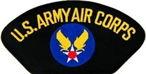 US Army Air Force Army Air Corps Black Ironon Patch