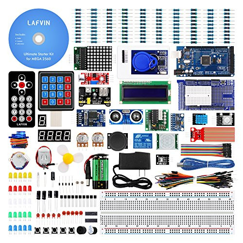 LAFVIN Mega 2560 Project Starter Kit for Mega328 Nano with Tutorial Compatible with Arduino IDE