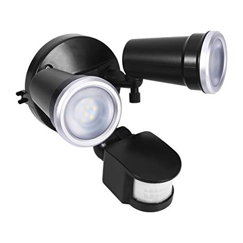 LED Security Light with Motion Sensor Adjustable DualHead Dusk to Dawn Flood Light Outdoor 1500lm IP44 Waterproof Outdoor Lighting for Garage Yard Garden Porch Black LED Security Light with Motion Sensor Adjustable DualHead Dusk to Dawn Flood Light Outdoor 1500lm IP44 Waterproof Outdoor Lighting for Garage Yard Garden Porch Black
