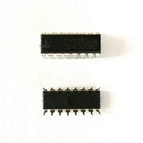 Todiys New 30Pcs for CD4060BE HCF4060BE HEF4060BP TC4060BP DIP16 CMOS 14Stage RippleCarry Binary CounterDivider and Oscillator IC CD4060