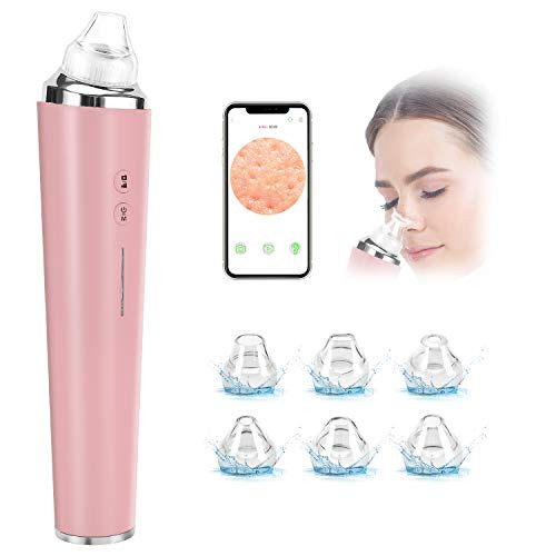 Blackhead Remover Vacuum WIFI 5MP Visual Pore Vacuum 20x Magnification USB Rechargeable Electric Suction Facial Comedo Acne Extractor Tool