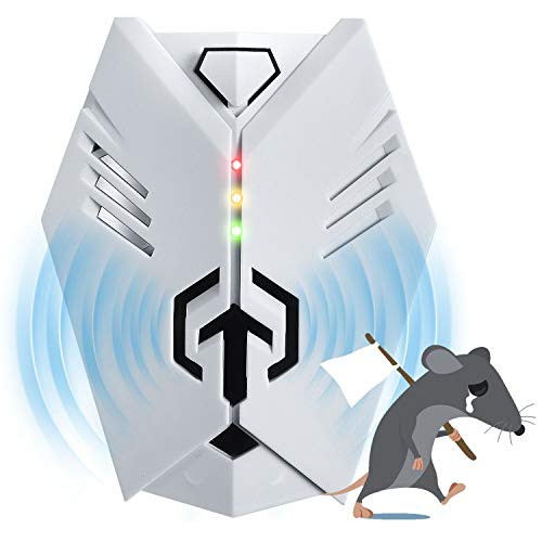 KAC Ultrasonic Pest Repeller Electronic Pest Repellent Plug in Indoor Pest Reject for Mice Rodent Rats Flies Mosquito Ant Spider Bug Roach  White