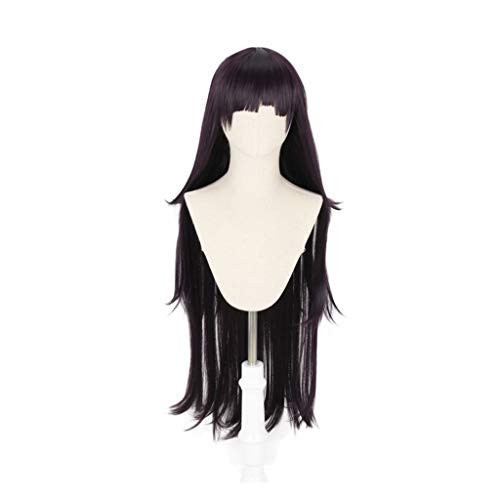 Ani·Lnc Dangan Ronpa Tsumiki Mikan Long Wig Cosplay Costume Danganronpa Women Heat Resistant Synthetic Hair Halloween Party Wigs