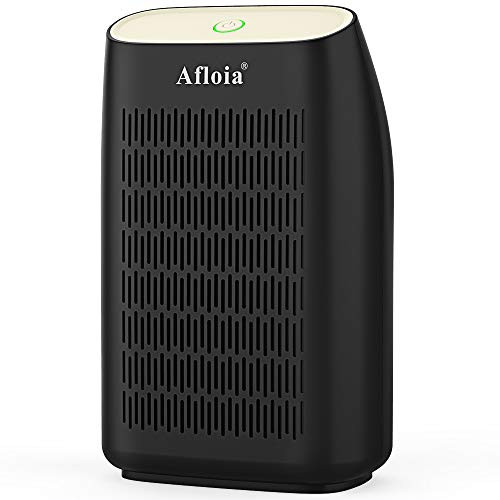 Afloia Electric Air Dehumidifier 700ml Compact Mini Portable Deshumidificador 215 sq ft with Auto Shut Off for Basements Bathroom Bedroom Dorm Room Closet Kitchen and RV