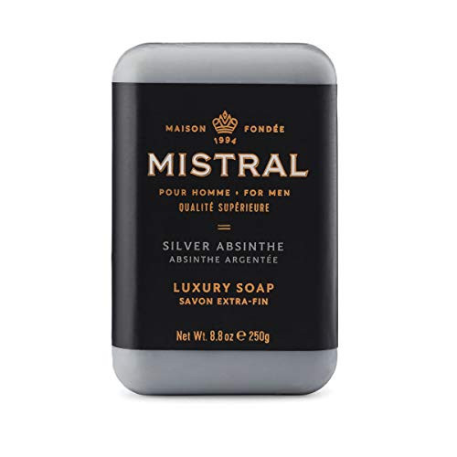 Mistral Bar Soap Organic Silver Absinthe Large