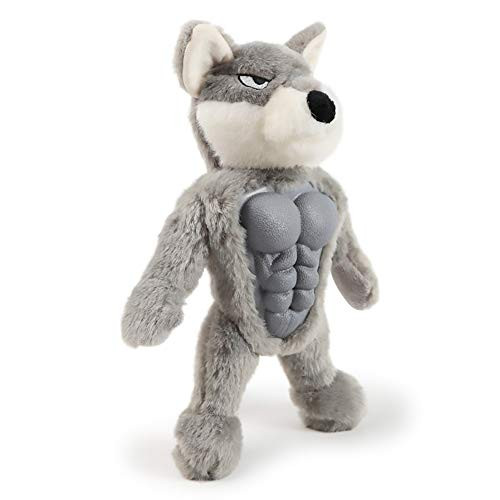 PINWEI Interactive Stuffed Dog Squeaky ToysDurable Plush Chew Toys for SmallMiddleLarge Dogs Reducing Boredom