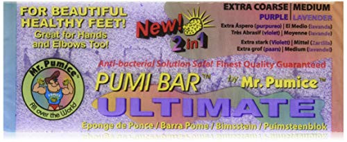 Mr Pumice Ultimate Pumi Bar 6 Pack 2in1 Callus Remover Pedicure Stone  Ped File Scrubber for Smooth Feet and Heels DualGrit Medium  Coarse