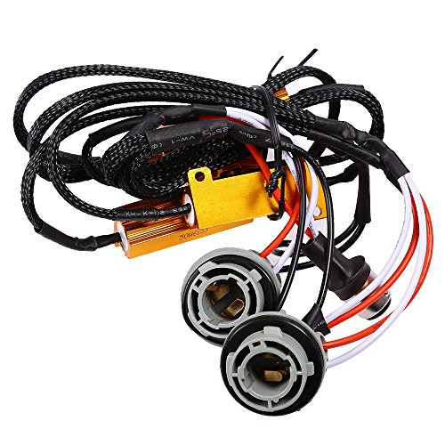 Load Resistor for 1157 1157A LED Bulb 12V 50W 6-ohm BAY15D S25 Turn Signal Light (Pack of 2)