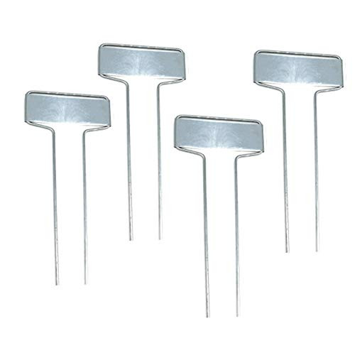 Pack of 25pcs Metal Plant Labels Garden Markers Reusable Nursery Stakes Tags Name Plate for Greenhouse Flower Herbs Vegetables Seedlings Shrubs ZincS61x256x008inch