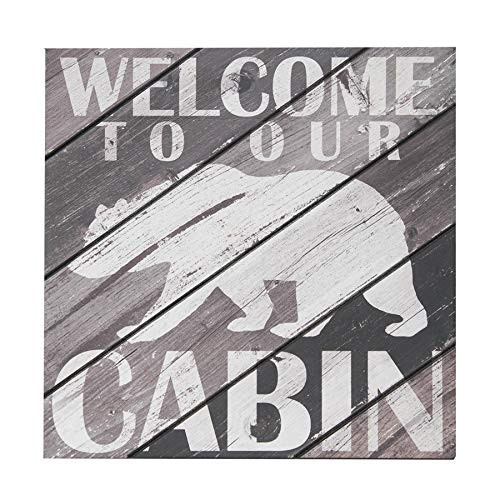 Sunbelt Gifts Lodge Welcome to Our Cabin Wood Wall Decor Multi