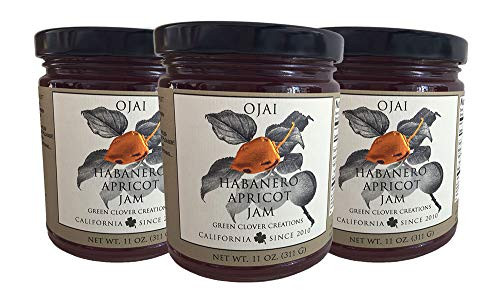 Ojai Habanero Apricot Jam 11 oz jars 3 pack