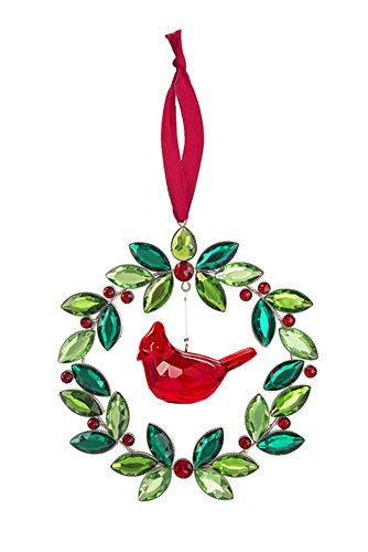Ganz Cardinal Mini Wreath (ACRYX-71)