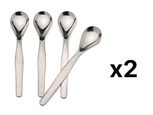 RSVP Endurance Stainless Steel Egg Spoon, Set of 8